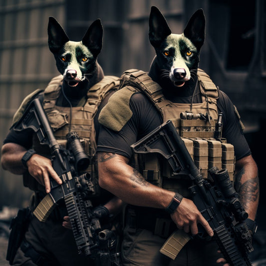 Adorned Allegiance:  Custom Pet Ornament Portrait