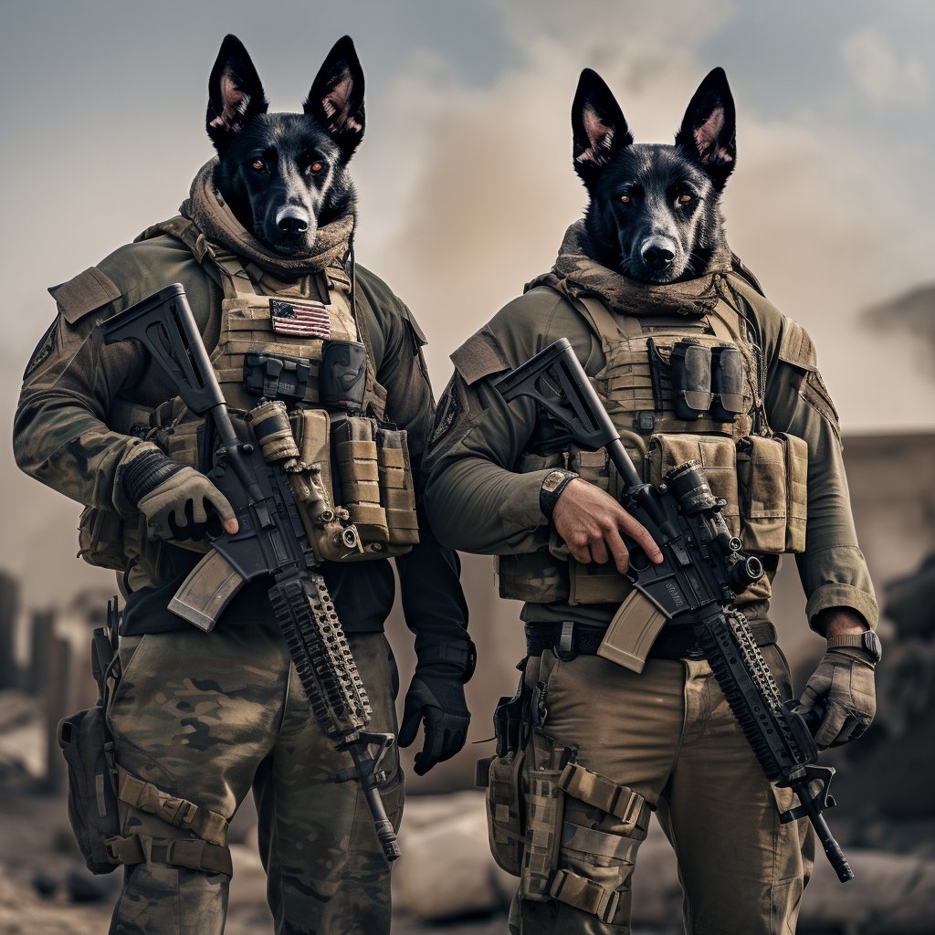 Etsy Elegance:  Watercolor War Paint Portrait