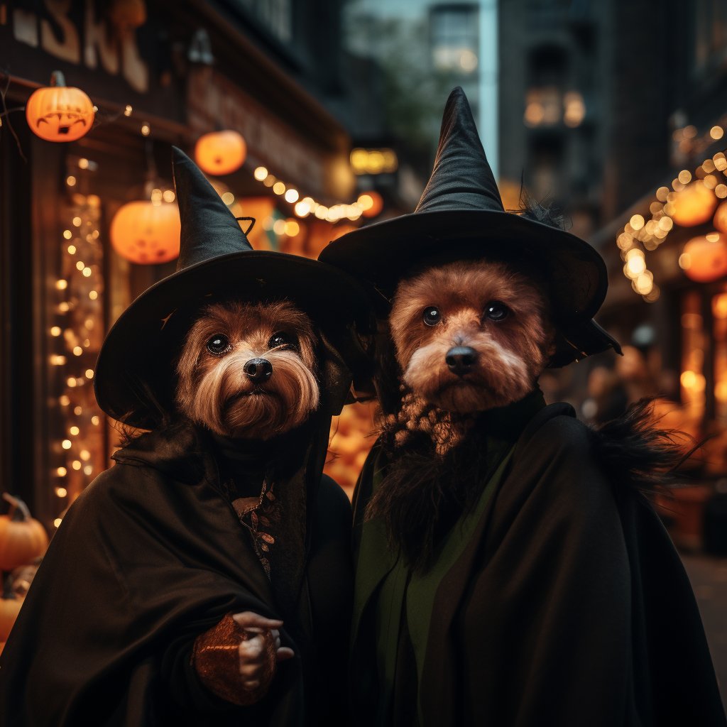 Leopard Love: 's Daring Duo Doggy Extravaganza