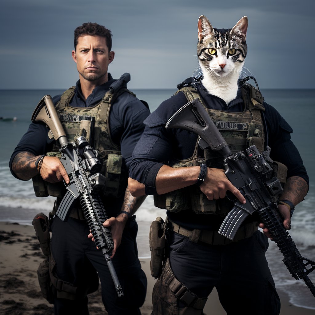 Heartfelt Harmony:  Naval Adventure with Paw and Heart