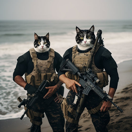 Dynamic Dachshund Duo: Artistic Impressions in Dazzling Detail