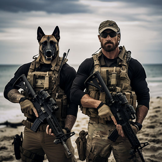 Distinguished Doberman Duo:  Regal Presence in Print