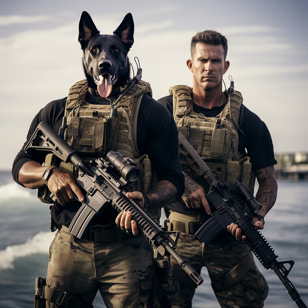 Graceful Sprints:  and Friend in Greyhound Paw Print Elegance