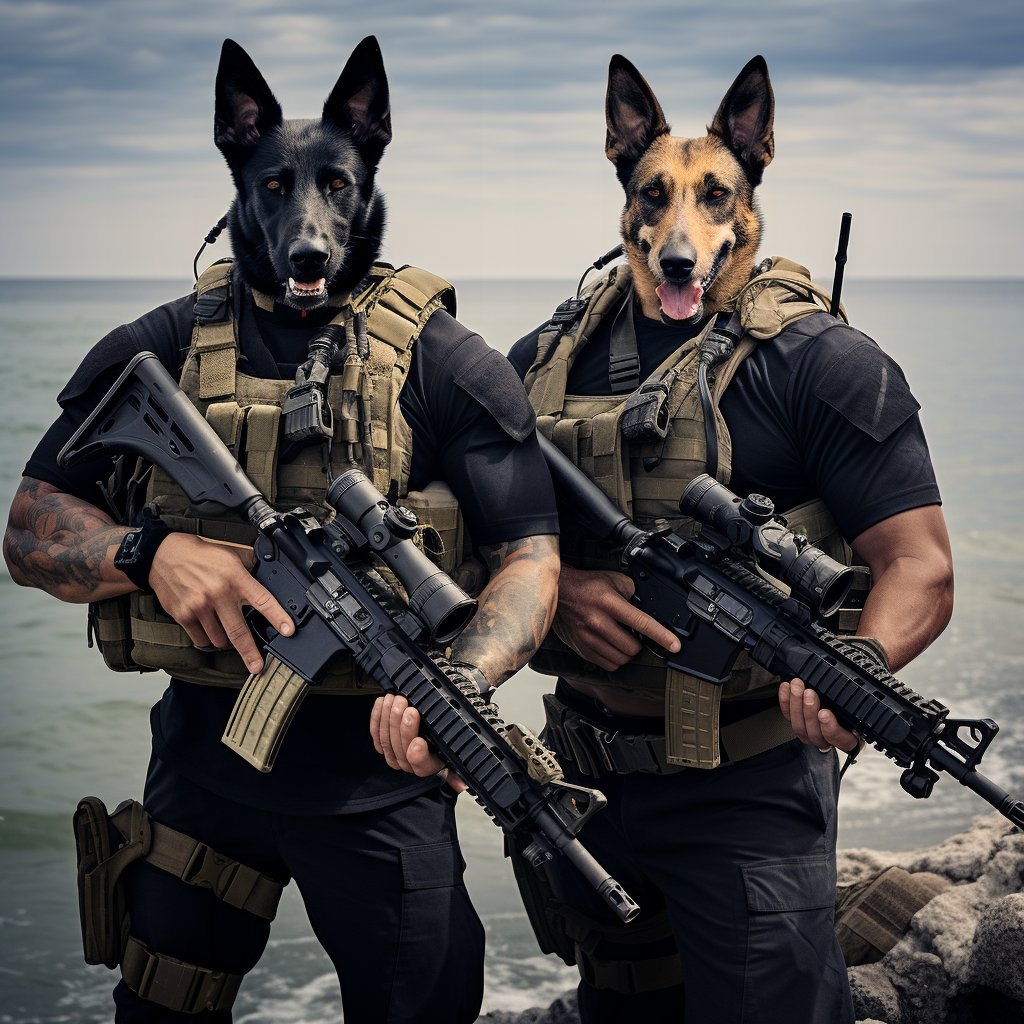 Artistic Impressions:  and Friend in Dog Footprint Art Extravaganza