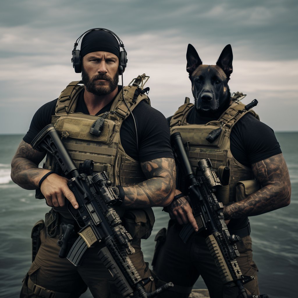 Poster of Friendship:  Custom Dog Poster in Unity