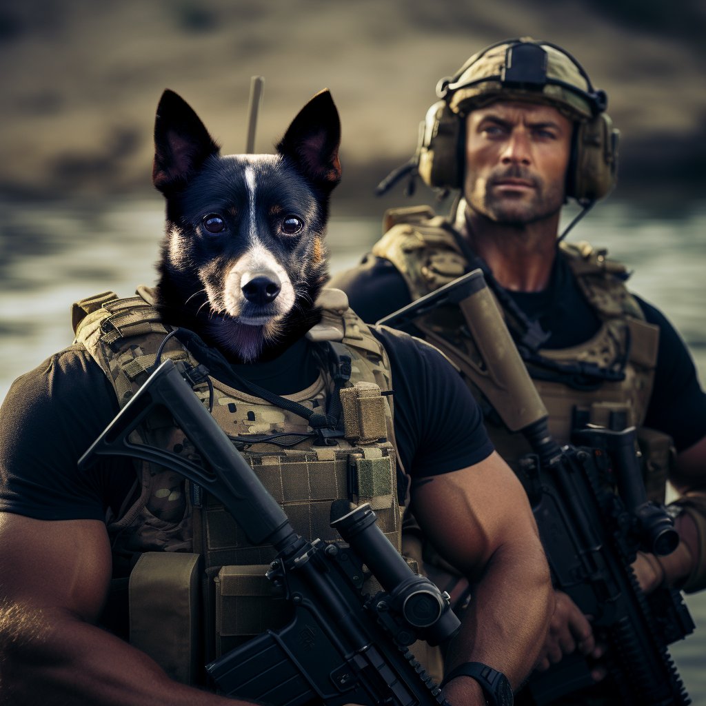 Pawprints of Unity: Easygoing Harmony in  Duo Portrait