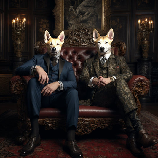 Renaissance Reverie:'s Noble Canine Portrait