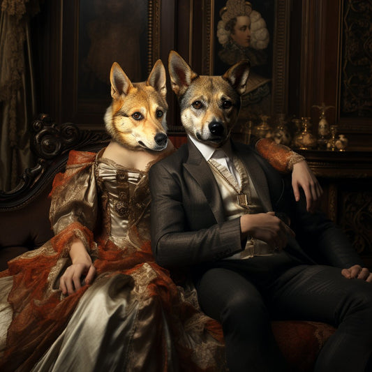 Renaissance Regality: A Custom Canine Portrait