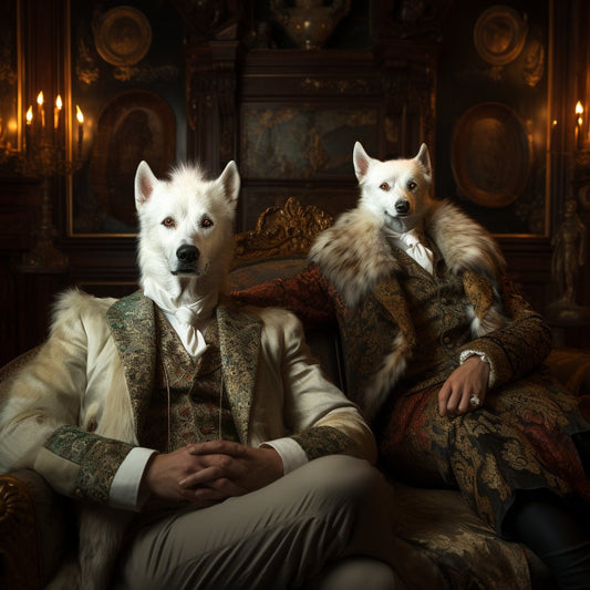 Nursery Nobility:'s Elegance in Dog Art