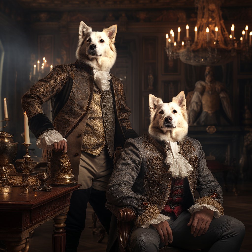 Regal Grooming Moments: Custom Wall Art for's Posh Pampering