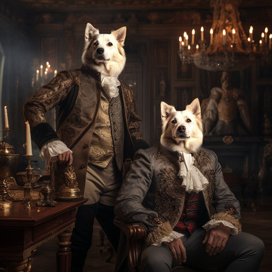 Regal Grooming Moments: Custom Wall Art for's Posh Pampering