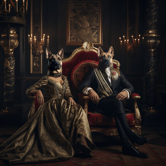 Framed Opulence: Custom Artwork Featuring