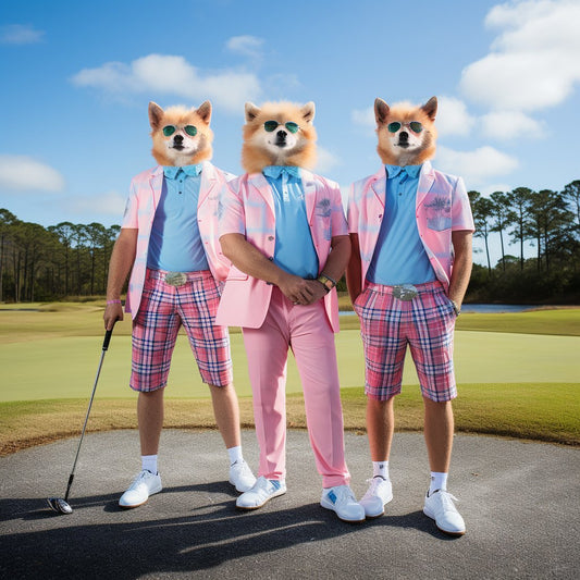 Grandeur on Green:  Big Portrait Canvas Chronicles Golf Triumph
