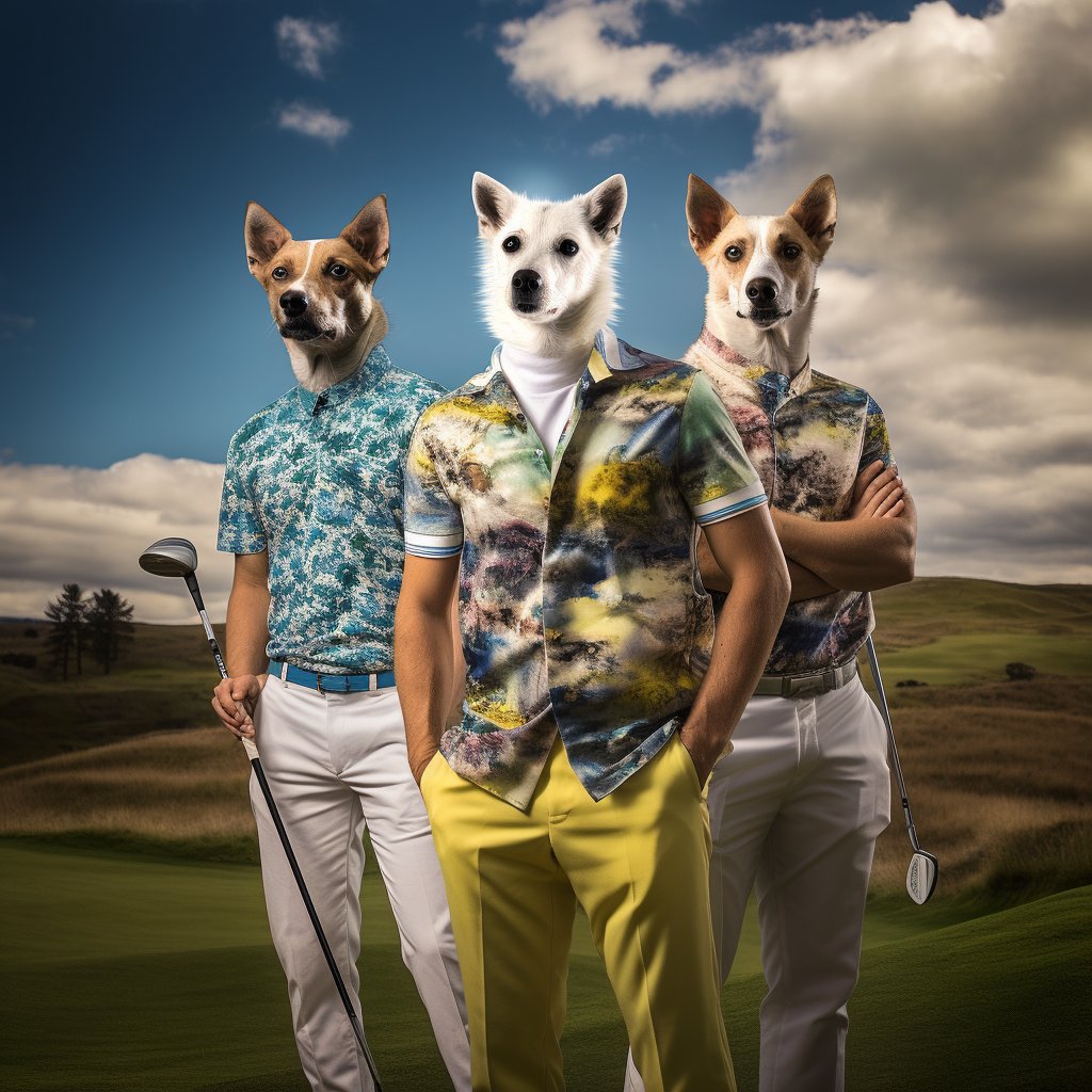 Majestic Swing:  Extra Large Golf Portrait