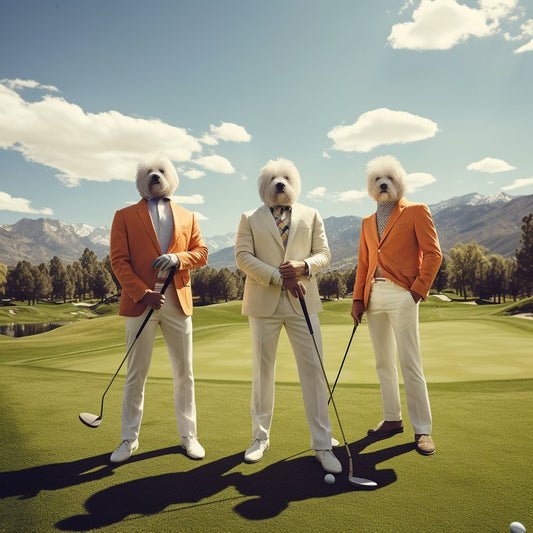 Faceless Grandeur:  Outdoor Golf Adventure Unveiled