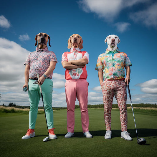 Majestic Greens:  Oversized Golf Odyssey on Wall Art
