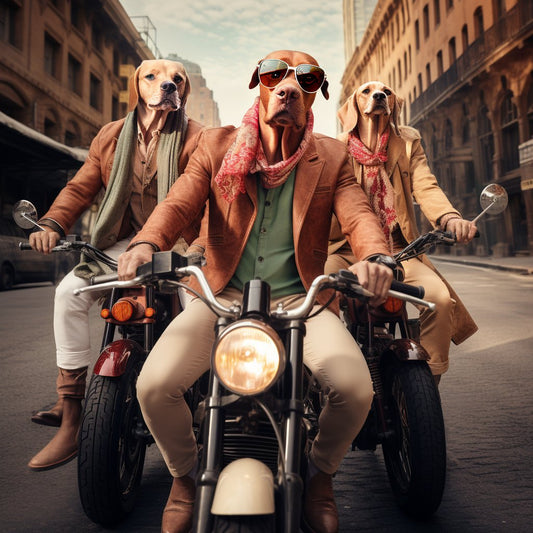 Rolling in the Fluff:  Hilarious Fat Cat Motorcycling Extravaganza