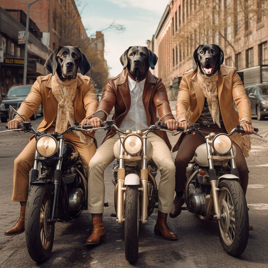 Majestic Moto Marvel:  Large Canvas Wall Art