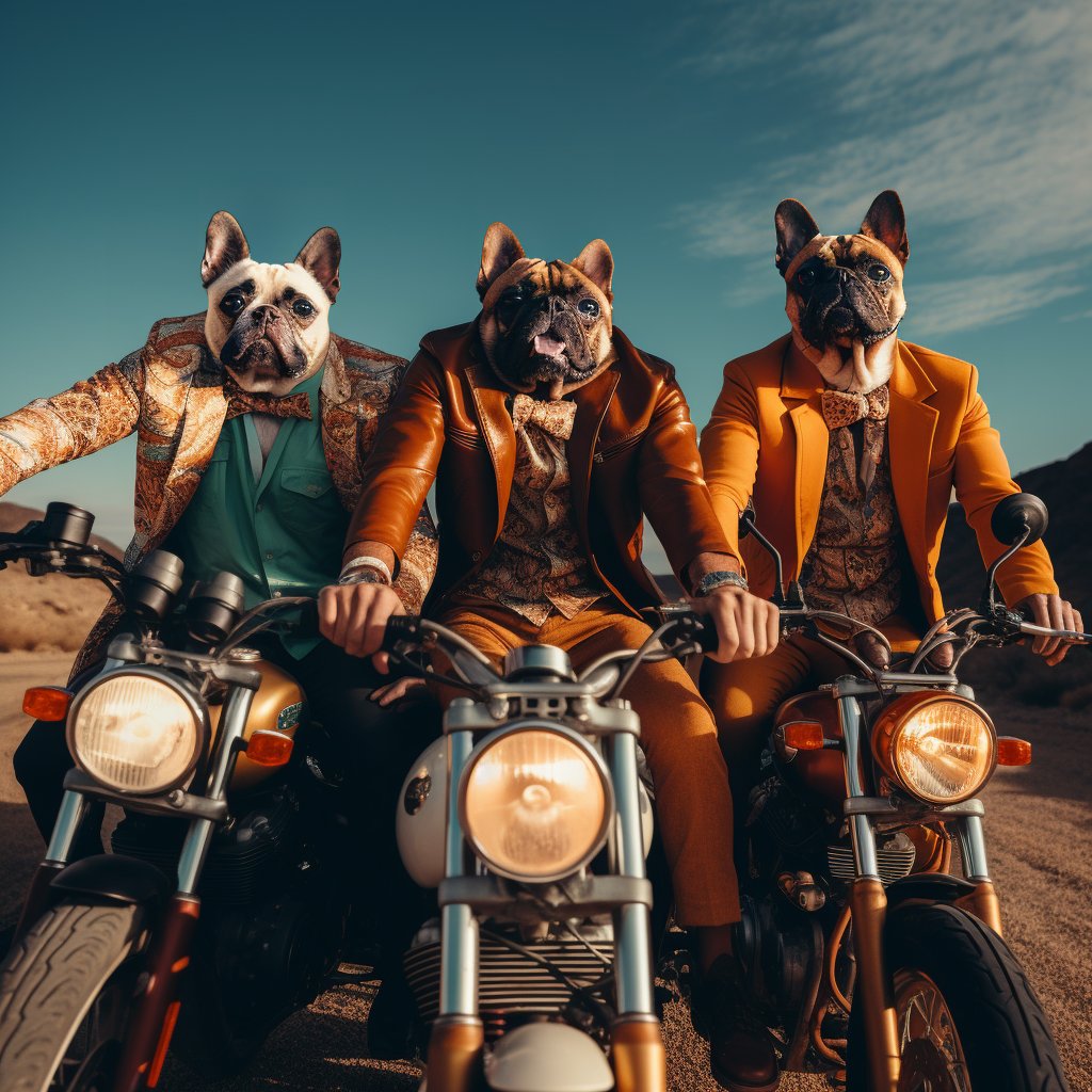 Equestrian Elegance:  Horse Portrait Motorcycle Adventure