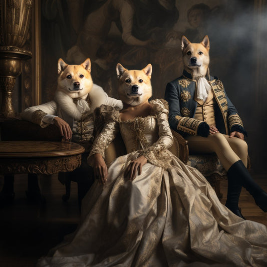 "Diplomatic Paws: Custom Pet Portrait,'s Graduation Gift