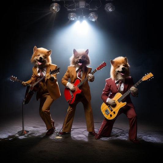 Harmonious Paws: Custom Lyrics Wall Art for  Rhythm Theme