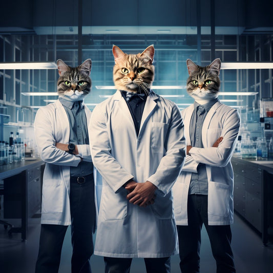 Tailored Brilliance:  Scientist Portrait in Bespoke Canvas Art