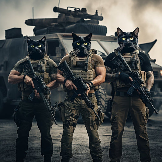 Warrior's Creed: Custom Quote Canvas Art Featuring