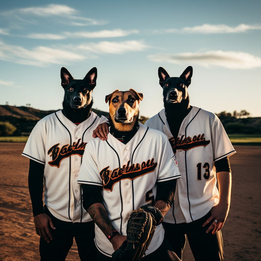 Unity on Canvas: Celebrating Love in  Baseball Wedding