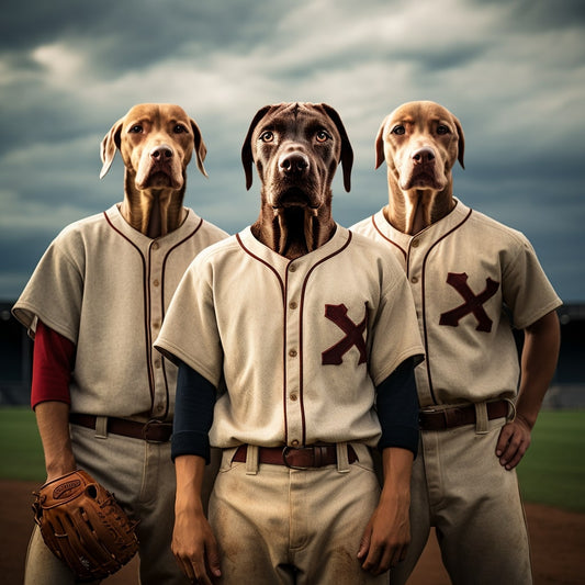 Family Bonds in Baseball: Personalized Canvas Signs by