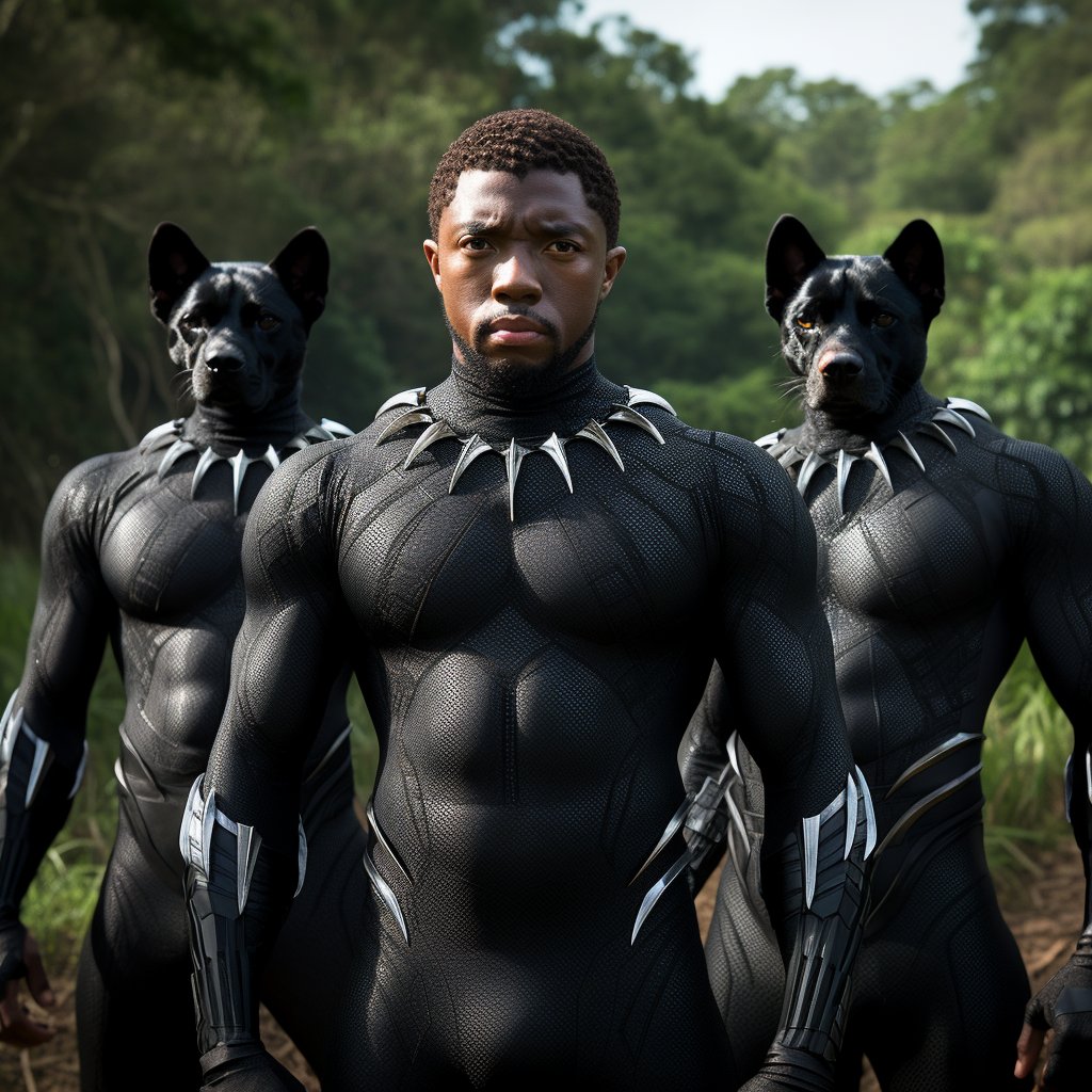 Brushstroke Brilliance: Trio as Dog Makes Painting Masterpiece