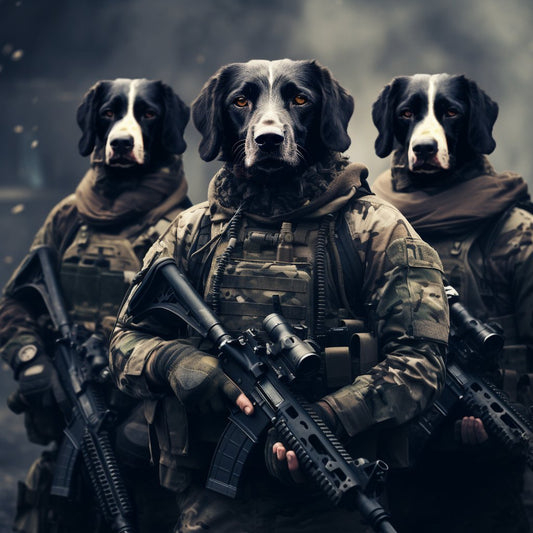 Aqueous Allure:  Air Force Watercolor Pet Masterpieces