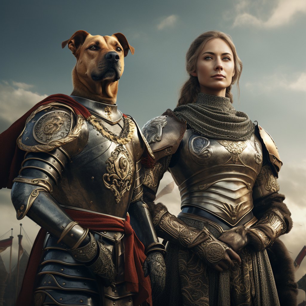 Ethereal Connection: Watercolor Pet Portrait