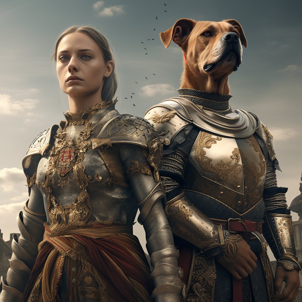 Artistic Harmony: Painting with My Dog,