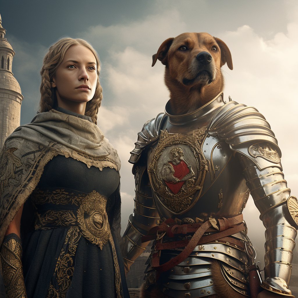 Nocturnal Elegance: Paint Your Dog Night with Devotion