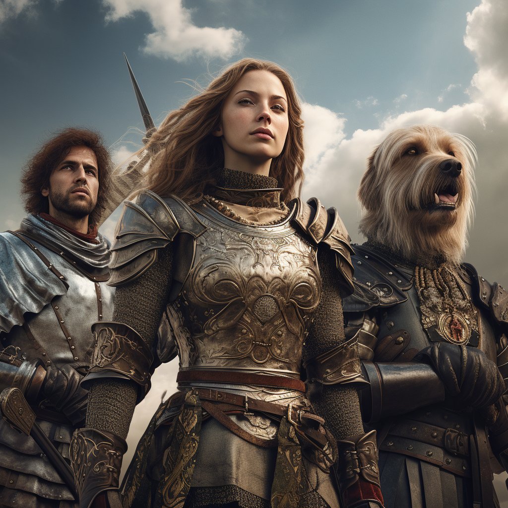 Vivid Devotion: Colorful Pet Portraits Celebrating Loyalty