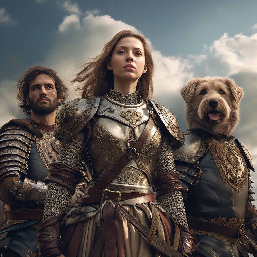 Silhouette of Fidelity: Dog Paw Print Outline Portrait