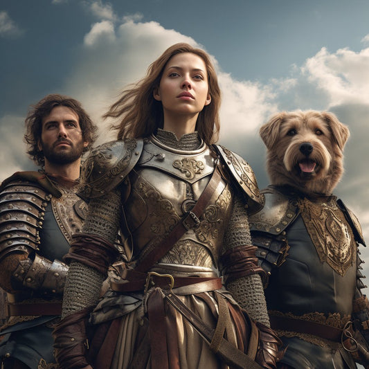 Silhouette of Fidelity: Dog Paw Print Outline Portrait