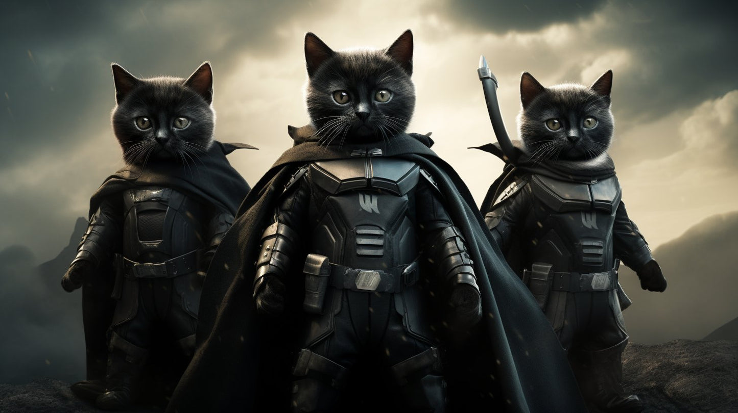 Large Painting Canvas Unveils Superhero Saga