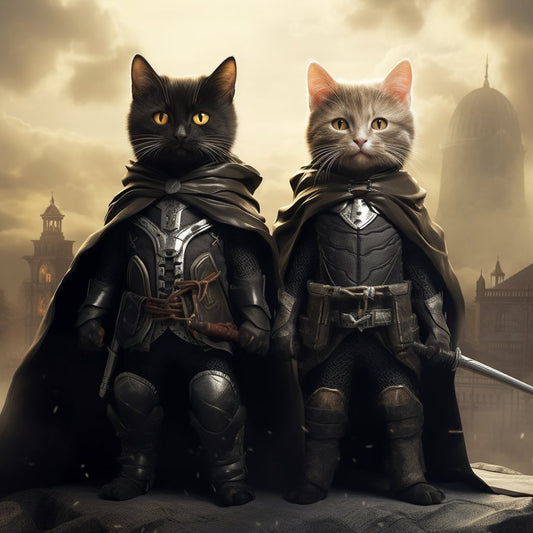 Batman-Inspired Double Canvas Wall Art