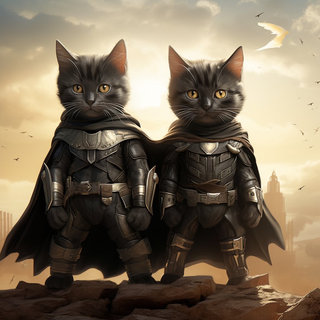 Larger-Than-Life Heroics: Extra Large Pet Portrait