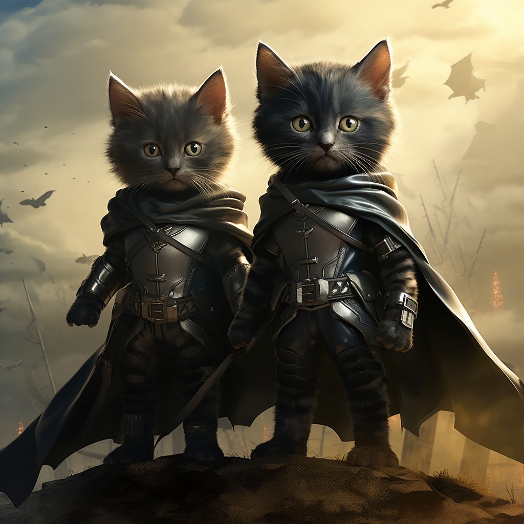 Pet Marvels in Oil: Superhero Adventures in Oil Painting