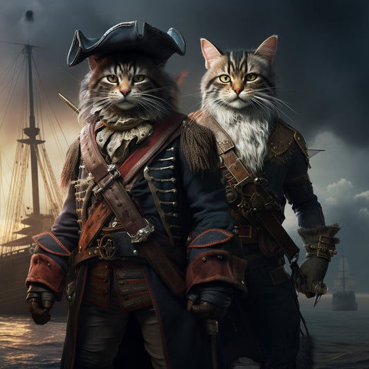 Unframed Art Prints Showcasing's Pirate Parade