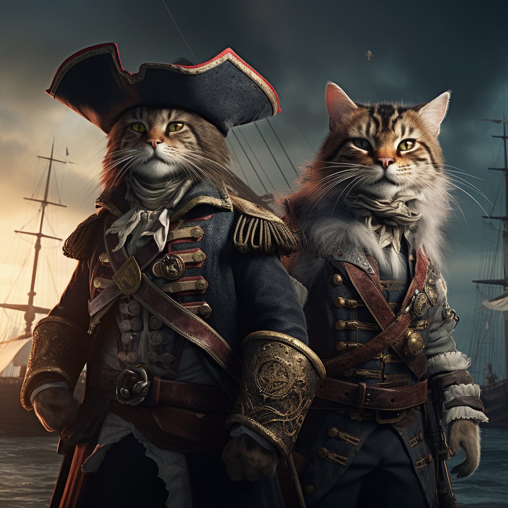 Heartfelt High Seas:'s Crew in Loveable Canvas Embrace