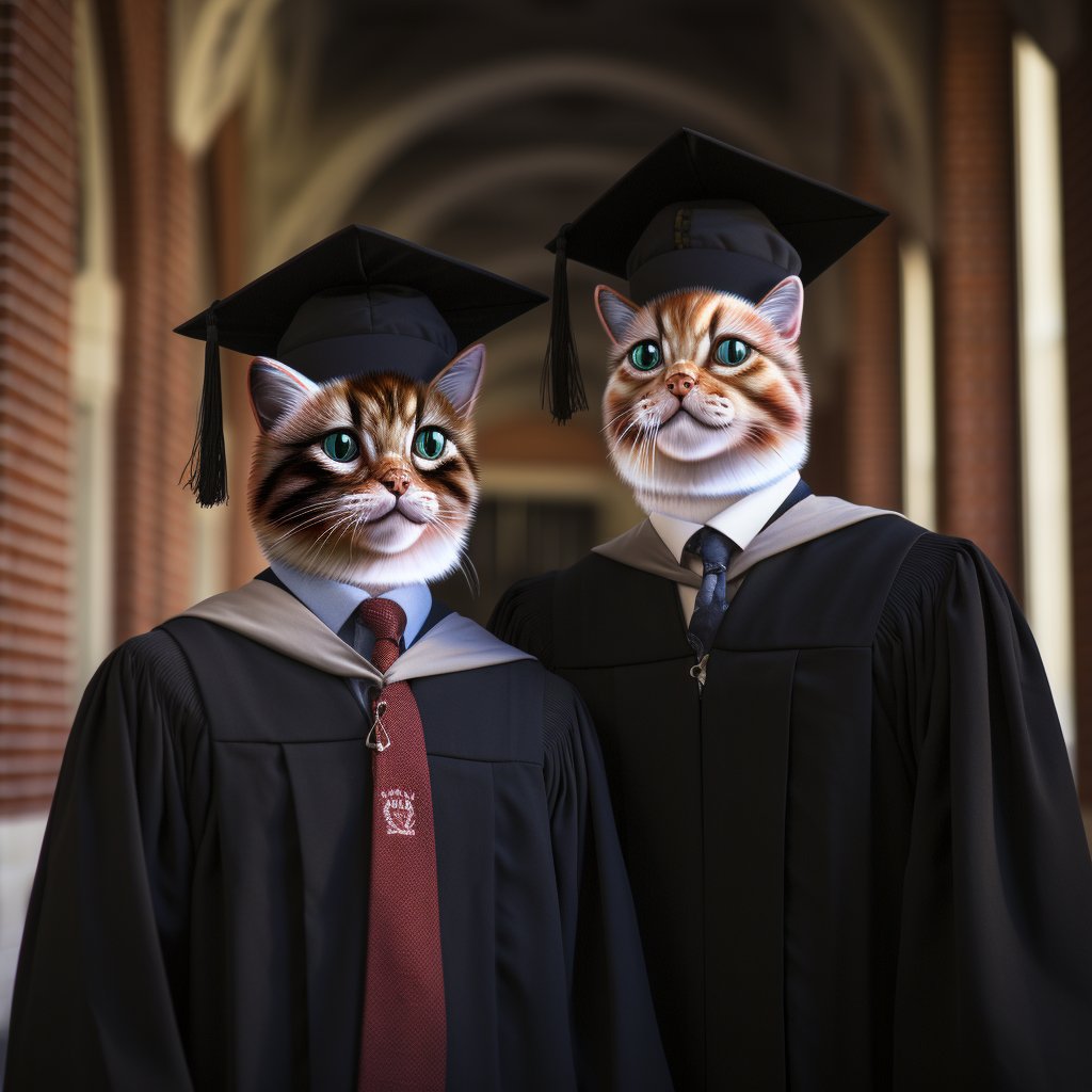 AI Artistry Unleashed: 's Pet Portrait in Technicolor Brilliance