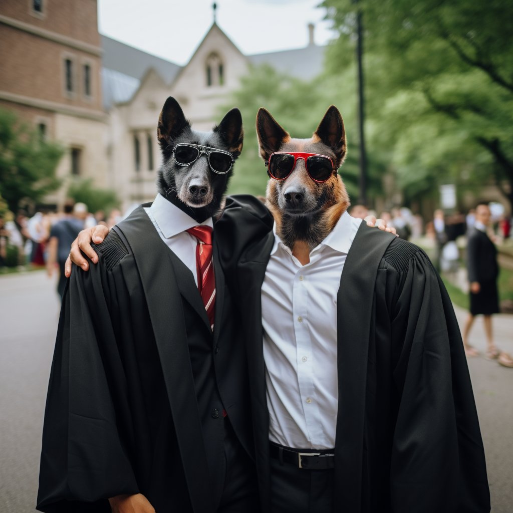 Free-spirited Photo-to-Painting Pet Portrait