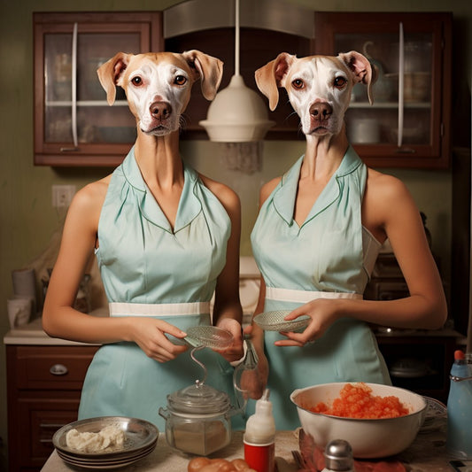 Timeless Strokes:  20th Century Pet Portraits Turned into Oil Paintings