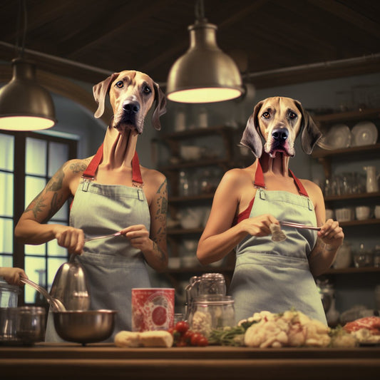 20th Century Pet Portraits as Oversized Canvas Wall Art