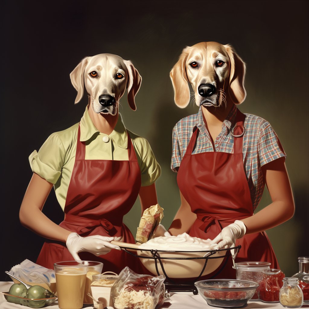 Vintage-Inspired Canvas Art Featuring  and Sidekick