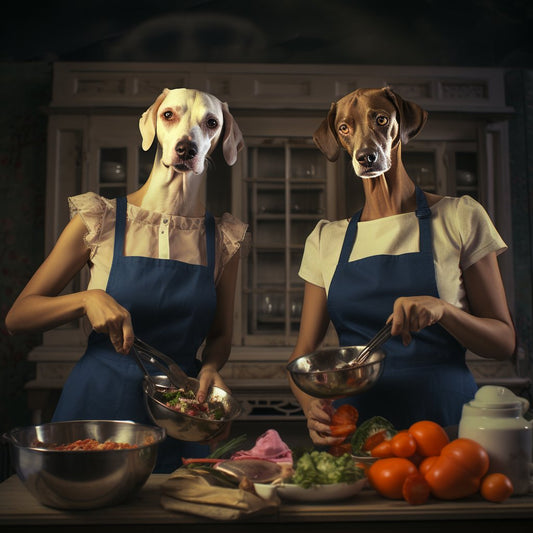 and Comrade Shine in Unique Pet Portraits