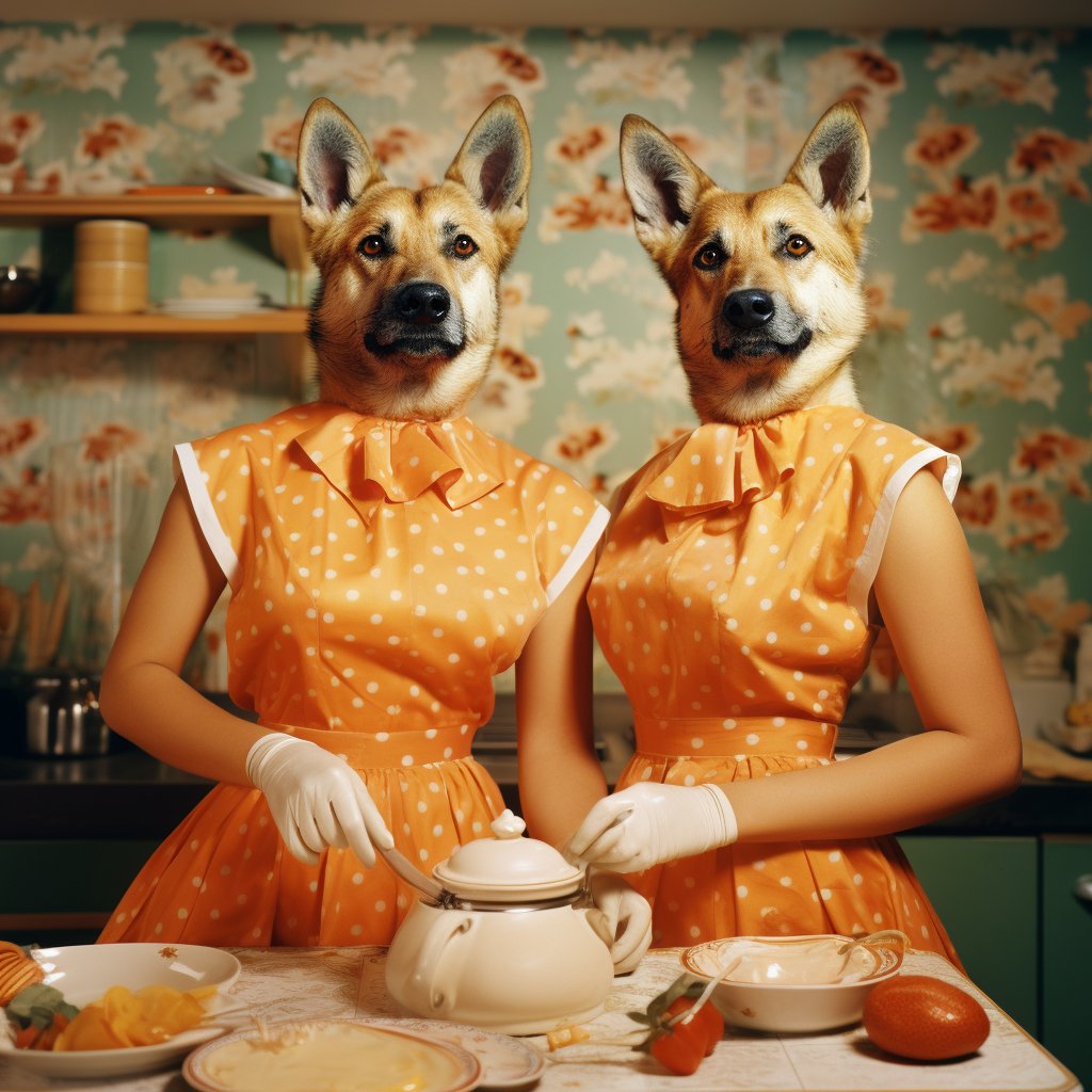 Captivating Canine Creations: AI-Generated Art Featuring  Pets